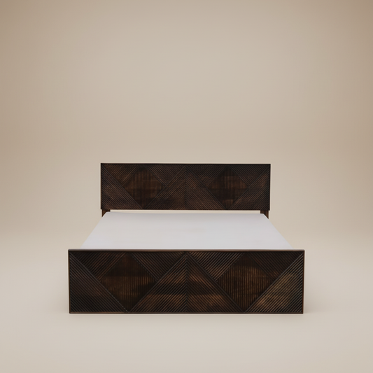 Arova Wooden Bed