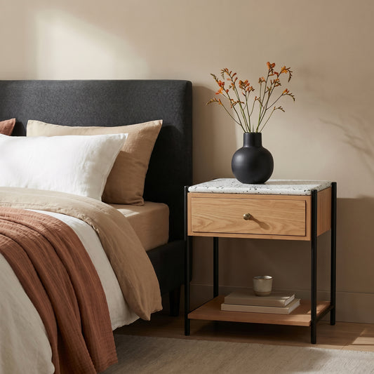 Nairo Crest Bedside Table