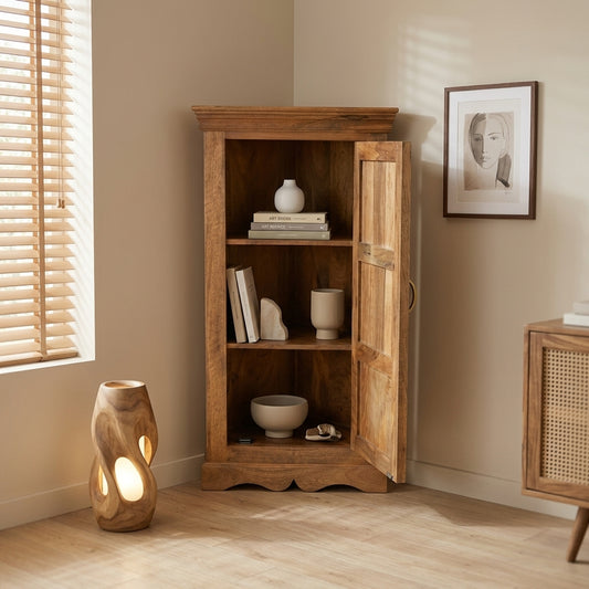 Trivex Corner Storage Table