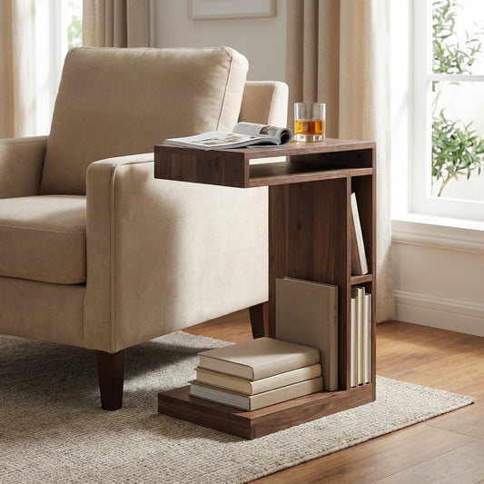 Slideo C-Shape Storage Table