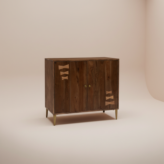 Liora Bow Inlay Side Board– Double Door