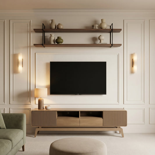 Norell Fluted TV Cabinet