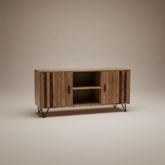Arovan Bark-Inlay TV Cabinet