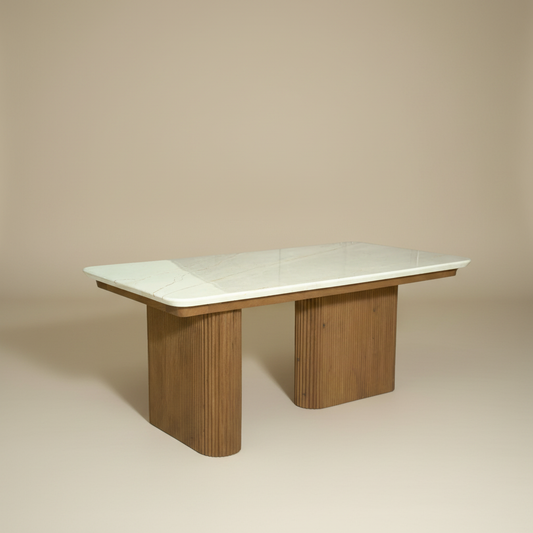 Elara Capsule Flute Dining Table