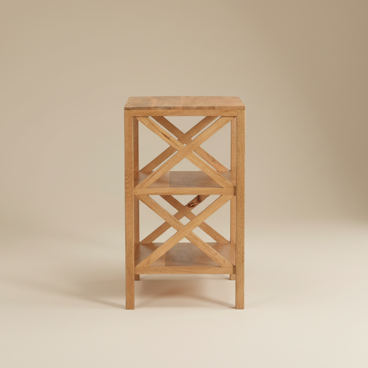 Axel Cross-Frame End Table