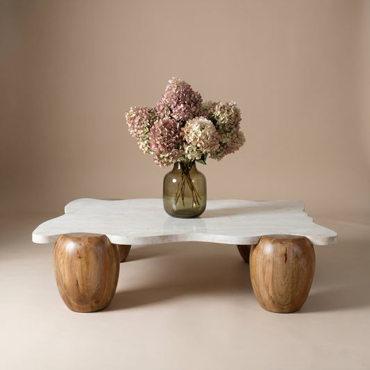 CALDER Travertine Coffee Table