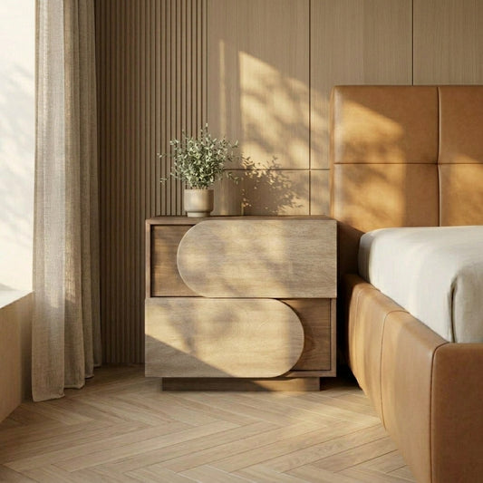 Lunor Dual Tone Bedside Table