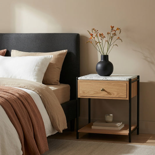 Nairo Crest Bedside Table