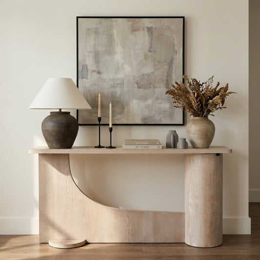 Spandrel Balanced Form Console Table