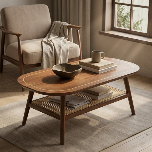 Contour Inlay Coffee Table