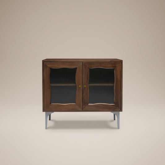 Velora Fluted Glass Two Door Sideboard
