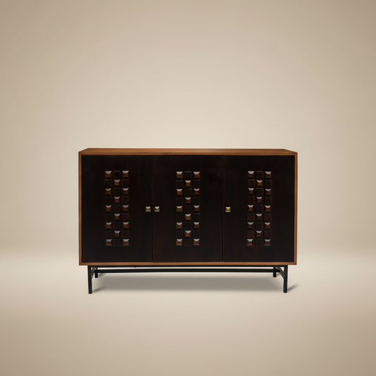 Orvani Diamond-Face Three Door Sideboard