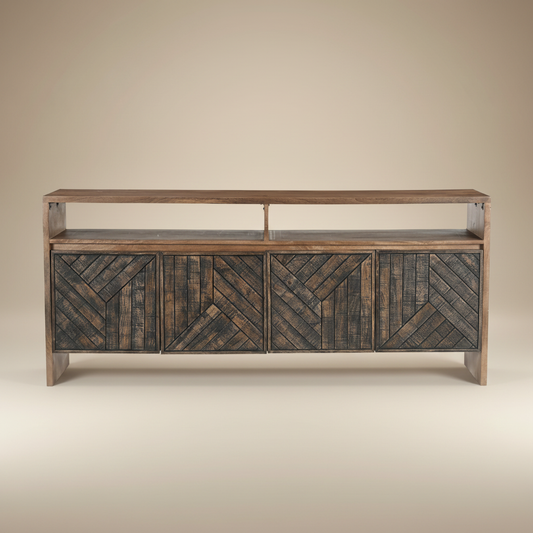 Bravik Distress Panel Sideboard