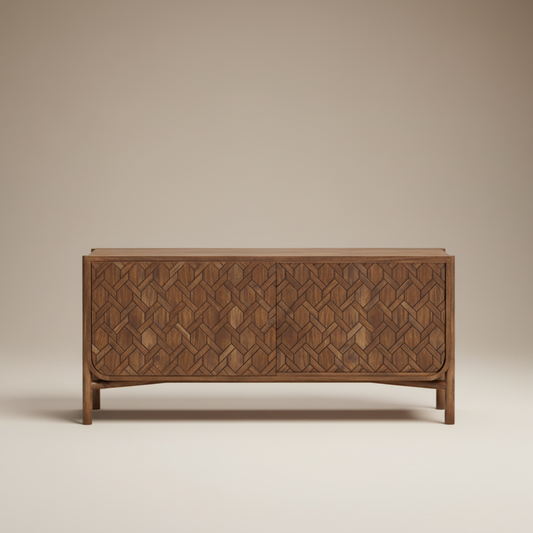 Virexa CNC Weave Two Door Sideboard