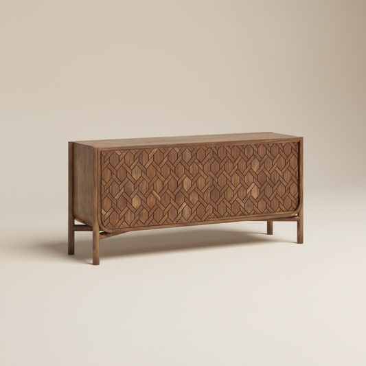Virexa CNC Weave Two Door Sideboard