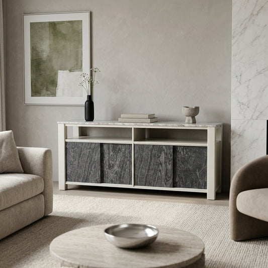 Travaro Veinstone Sideboard