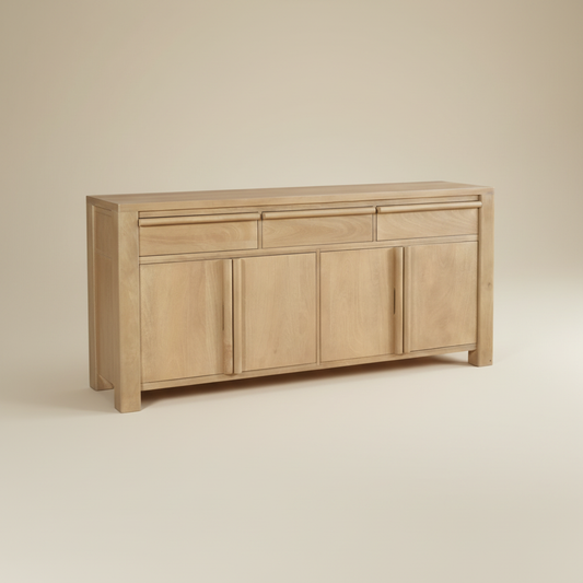 Cylora Grid Four Door Sideboard