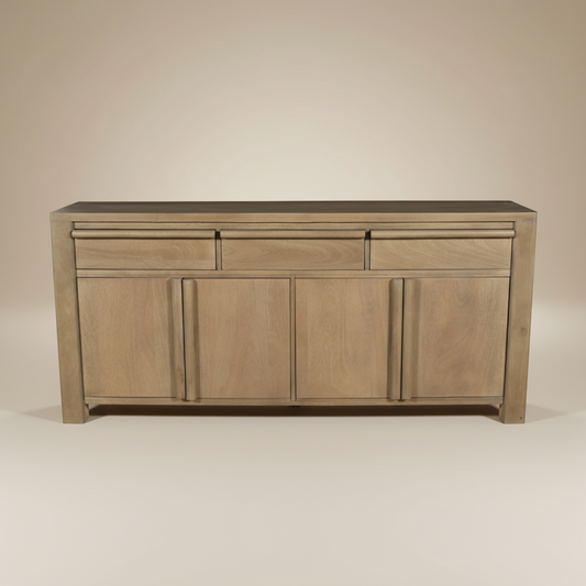 Cylora Grid Four Door Sideboard