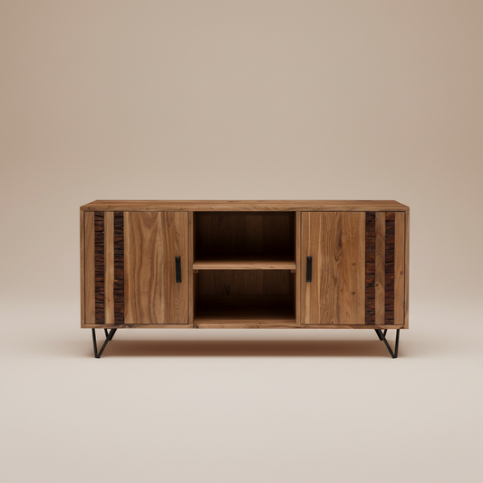 Arovan Bark-Inlay TV Cabinet