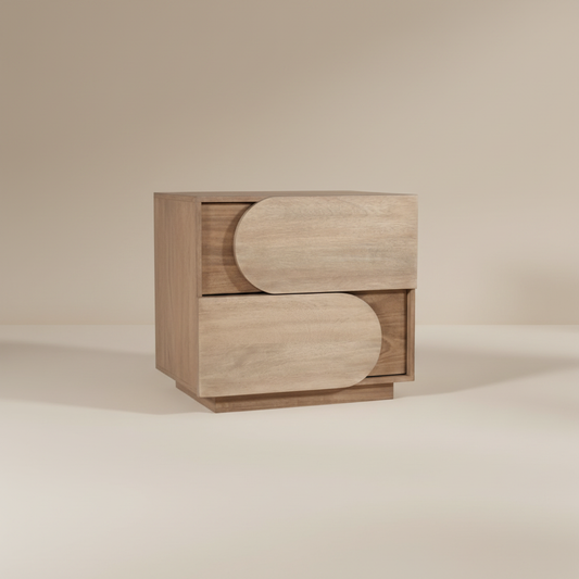 Lunor Dual Tone Bedside Table