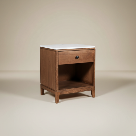 Aroha stone-finished top  Bedside Table