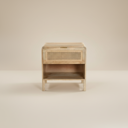 Sutra Weave Soft Curve Bedside Table