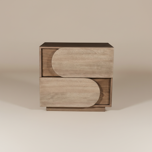 Lunor Dual Tone Bedside Table