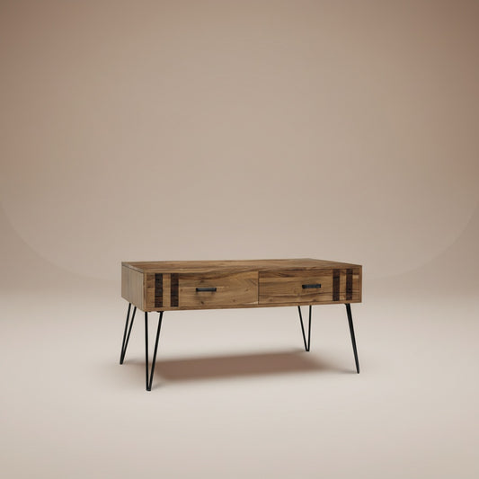 Arovan Bark-Inlay Coffee Table