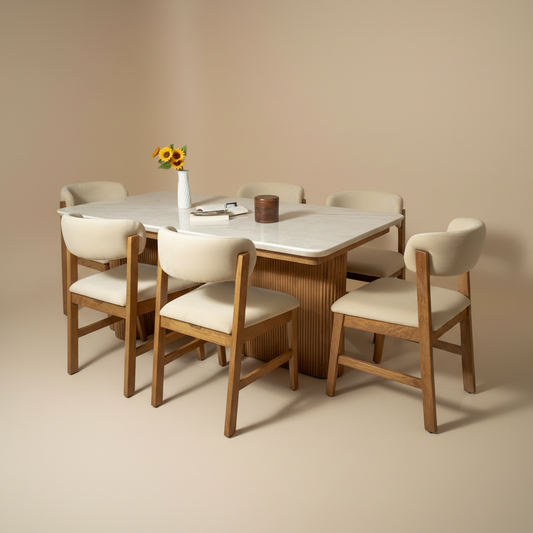 Elara Stone Dining Set